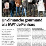 Article de presse Télégramme - Un dimanche gourmand à la MPT de Penhars