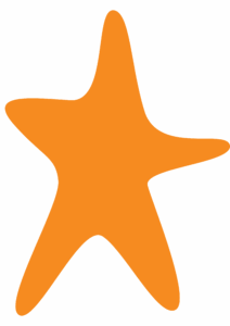 étoile orange