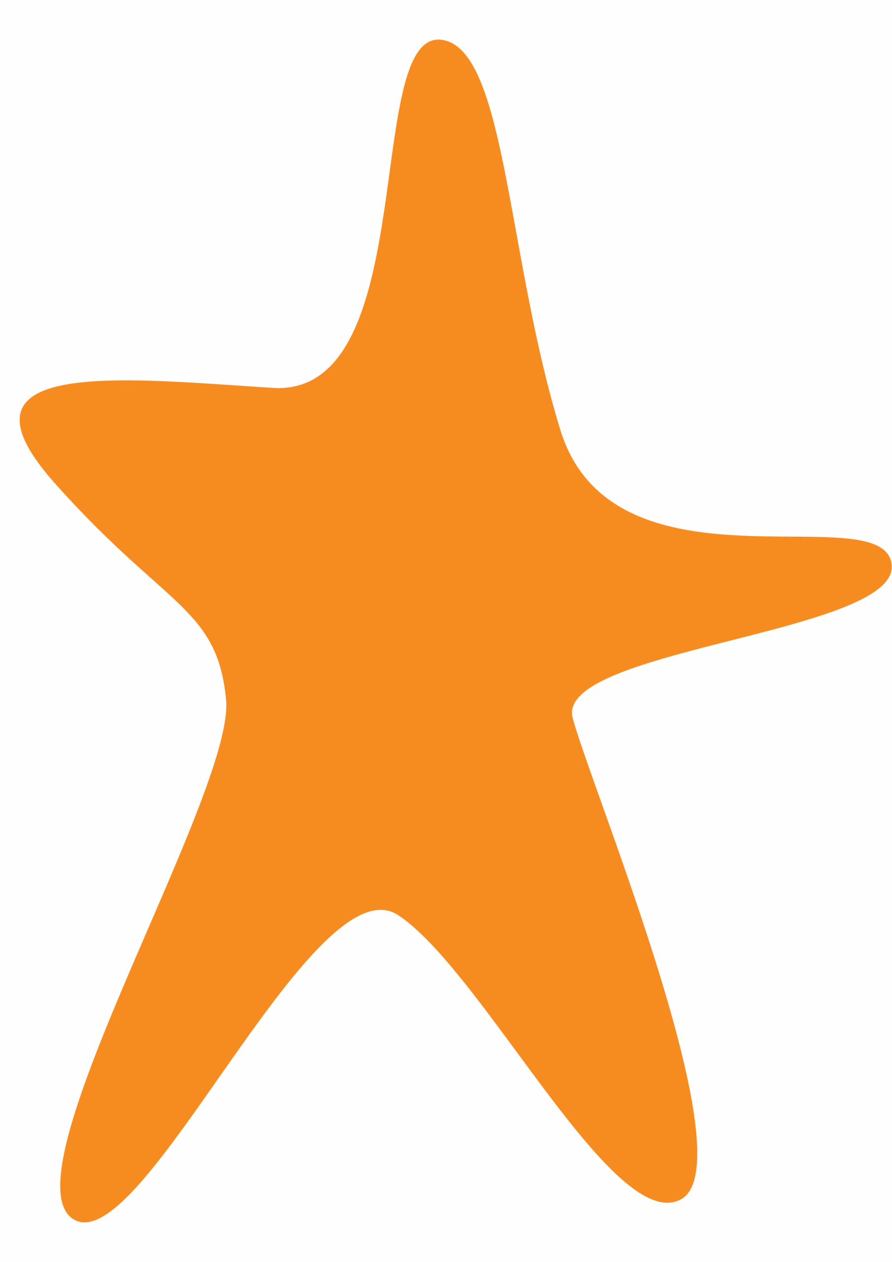 étoile orange